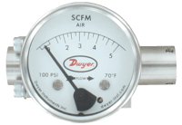 Dwyer Fixed-Orifice Flowmeter for Low Flow Rate, Series DTFF